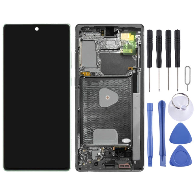 Original LCD Screen and Digitizer Full Assembly With Frame for Samsung Galaxy Note20 4G SM-N980, For Samsung Galaxy Note20 4G(Original) (Green), For Samsung Galaxy Note20 4G(Original)(Gold), For Samsung Galaxy Note20 4G(Original)(Silver)