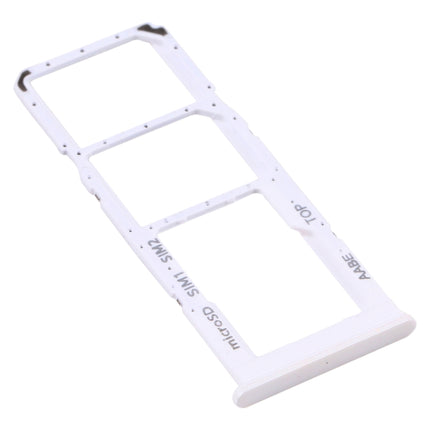 For Samsung Galaxy A12 SM-A125 SIM Card Tray + SIM Card Tray + Micro SD Card Tray