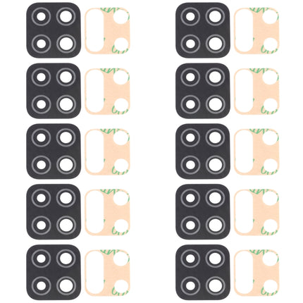 For Samsung Galaxy M12 SM-M127 10pcs Back Camera Lens