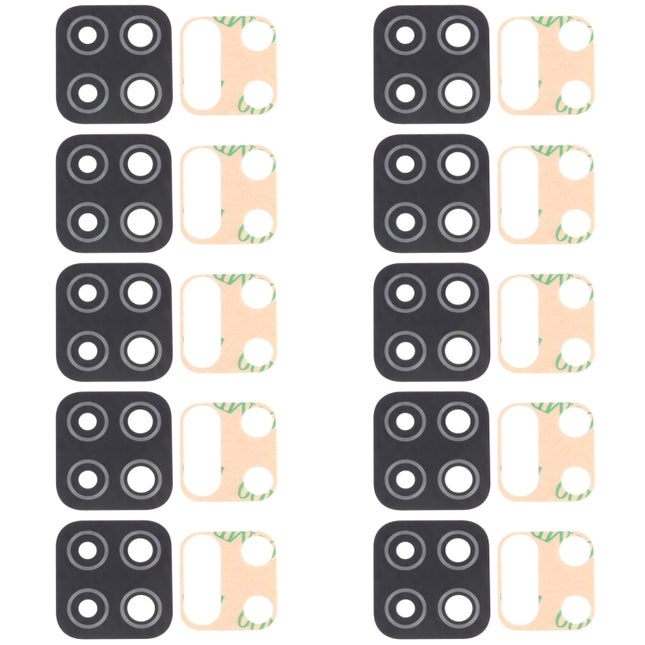 For Samsung Galaxy M12 SM-M127 10pcs Back Camera Lens