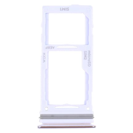 For Samsung Galaxy A72 SM-A725 SIM Card Tray + SIM Card Tray / Micro SD Card Tray
