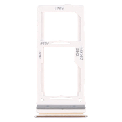 For Samsung Galaxy A72 SM-A725 SIM Card Tray + SIM Card Tray / Micro SD Card Tray