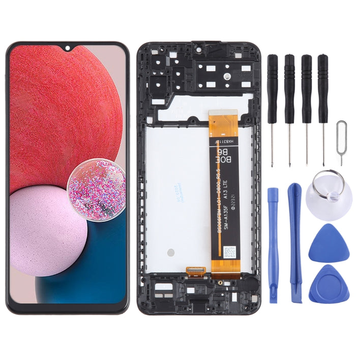 OEM LCD Screen For Samsung Galaxy A13 4G SM-A135 Digitizer Full Assembly with Frame, For Samsung Galaxy A13 4G