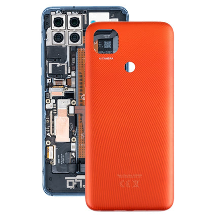 Original Battery Back Cover for Xiaomi Redmi 9C/Redmi 9C NFC/Redmi 9 (India)/M2006C3MG,M2006C3MNG,M2006C3MII,M2004C3MI, For Xiaomi Redmi 9C, For Xiaomi Redmi 9C (Orange)