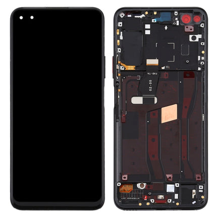 LCD Screen and Digitizer Full Assembly with Frame for Huawei Nova 6 4G