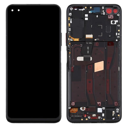 LCD Screen and Digitizer Full Assembly with Frame for Huawei Nova 6 4G, For Huawei Nova 6 4G