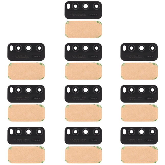 For vivo Y30 (China)  V2034A / vivo Y30g V2066BA / vivo Y30 Standard 10pcs Back Camera Lens, For Vivo Y30