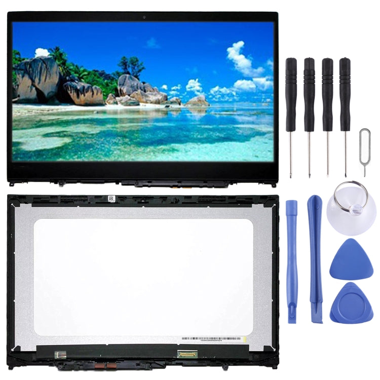 1920 x 1080 FHD LCD Screen and Digitizer Full Assembly with Frame for Lenovo IdeaPad Flex 5-15 / Yoga 520