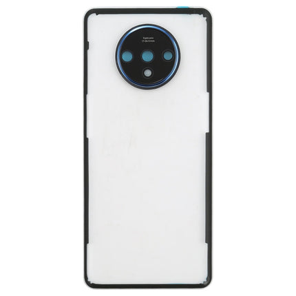 For OnePlus 7T Battery Back Cover with Camera Lens Frame, For OnePlus 7T