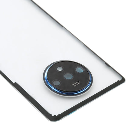 For OnePlus 7T Battery Back Cover with Camera Lens Frame, For OnePlus 7T