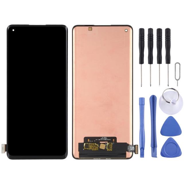 Original AMOLED Material LCD Screen and Digitizer Full Assembly for OPPO Reno6 Pro 5G / Reno6 Pro+ 5G