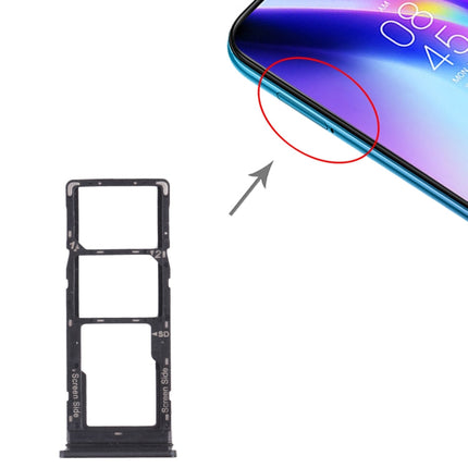 For Tecno Pouvoir 4 Pro / Pouvoir 4 LC7 SIM Card Tray + SIM Card Tray + Micro SD Card Tray