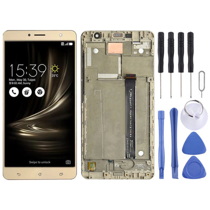 LCD Screen and Digitizer Full Assembly With Frame for Asus Zenfone 3 Deluxe ZS550KL Z01FD