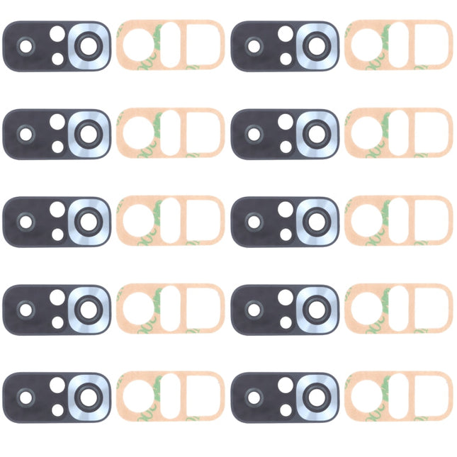 10 PCS Back Camera Lens for Xiaomi Redmi Note 10S M2101K7BG M2101K7BI M2101K7BNY