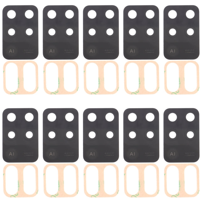 For OPPO F19 Pro CPH2285 10pcs Back Camera Lens