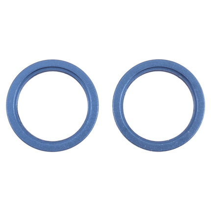 2 PCS Rear Camera Glass Lens Metal Outside Protector Hoop Ring for iPhone 13, For iPhone 13, For iPhone 13 (Outside)