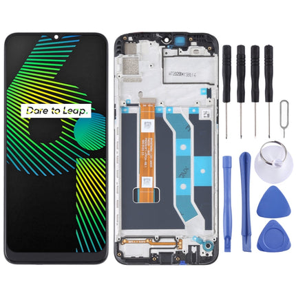 LCD Screen and Digitizer Full Assembly With Frame for OPPO Realme Narzo 10 / Realme 6i RMX2040