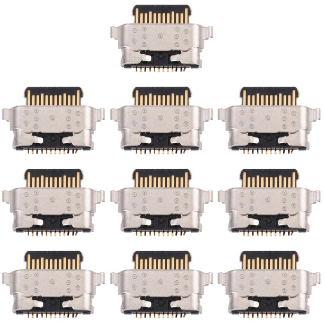 10 PCS Charging Port Connector for Motorola Moto G7 Play XT1952-4, XT1952-5, For Motorola Moto G7 Play