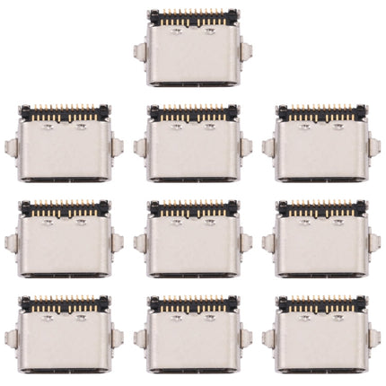 10 PCS Charging Port Connector for Lenovo M10 Plus TB-X606, TB-X606F, For Lenovo M10 Plus
