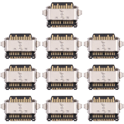 10 PCS Charging Port Connector for Motorola P30 XT1943-1, For Motorola P30
