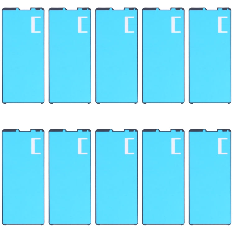 10 PCS Original Front Housing Adhesive for Sony Xperia 10 III / Xperia 10 II