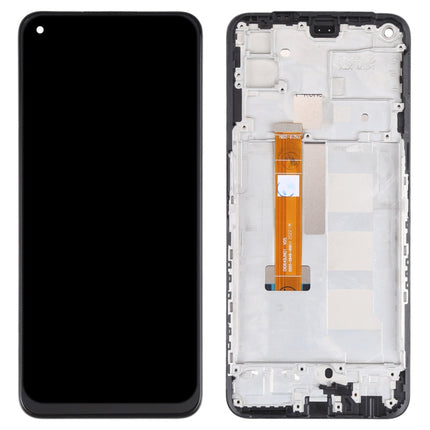 Original LCD Screen and Digitizer Full Assembly With Frame for OPPO Realme Q2 RMX2117
