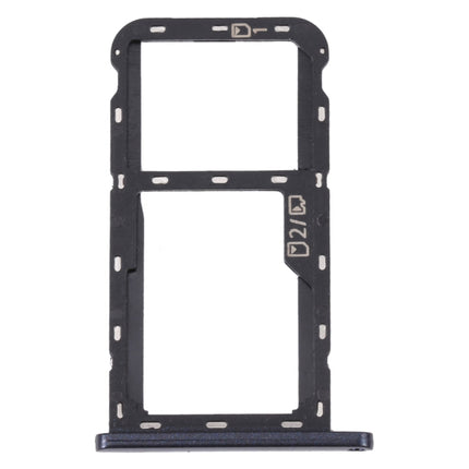 For ZTE Blade A52 SIM Card Tray + SIM Card Tray / Micro SD Card Tray, For ZTE Blade A52