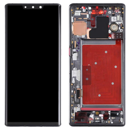 LCD Screen and Digitizer Full Assembly with Frame for Huawei Mate 30 RS Porsche Design (Without LOGO), For Huawei Mate 30 RS Porsche Design