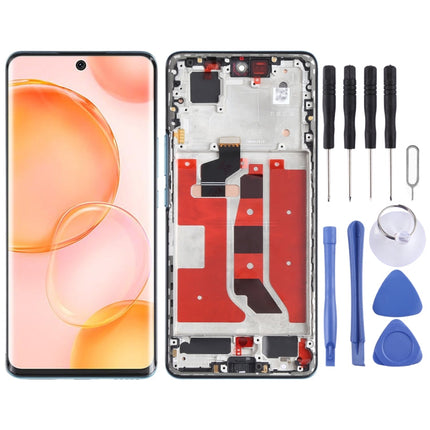 Original LCD Screen and Digitizer Full Assembly with Frame for Honor 50, For Honor 50, For Honor 50(Original)