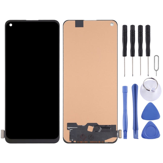 TFT Material LCD Screen and Digitizer Full Assembly (Not Supporting Fingerprint Identification) for OPPO Reno5 F / Reno5 Z / Reno5 Lite / CPH2217 CHP2211 CPH2205