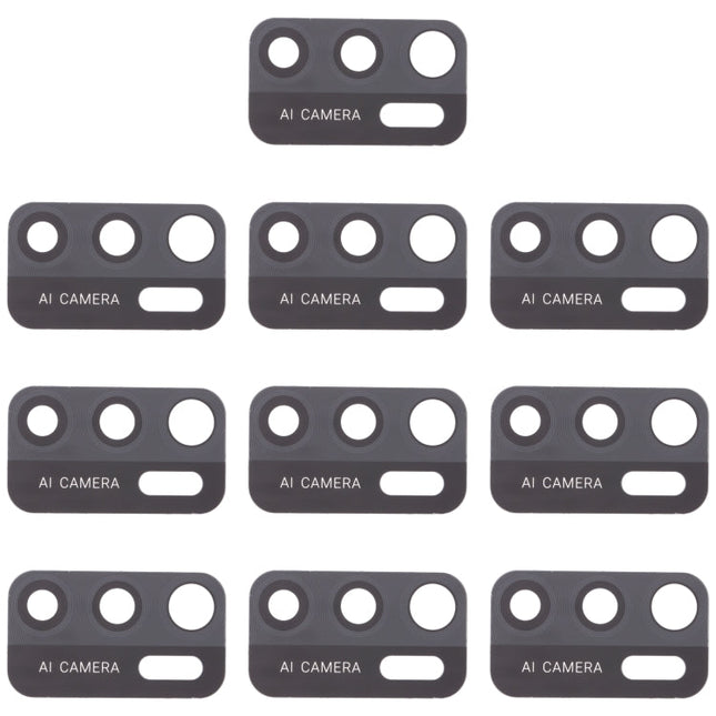 10 PCS Back Camera Lens for ZTE Blade A7s 2020, For ZTE Blade A7s 2020