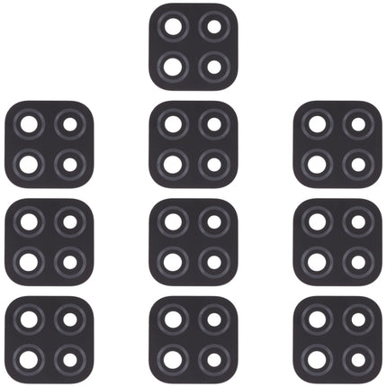 10 PCS Back Camera Lens for Xiaomi Redmi 9C / Redmi 9 (India) / Redmi 9C NFC / Poco C3
