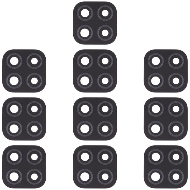 10 PCS Back Camera Lens for Xiaomi Redmi 9C / Redmi 9 (India) / Redmi 9C NFC / Poco C3