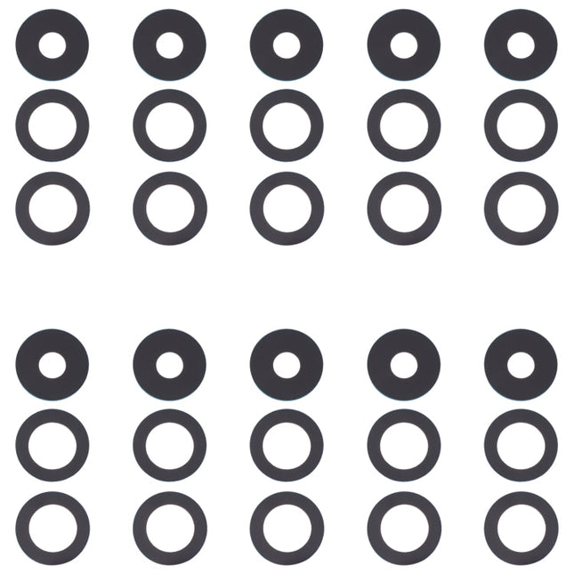For OPPO Reno6 4G / Reno6 5G / Reno6 Z 10pcs Back Camera Lens