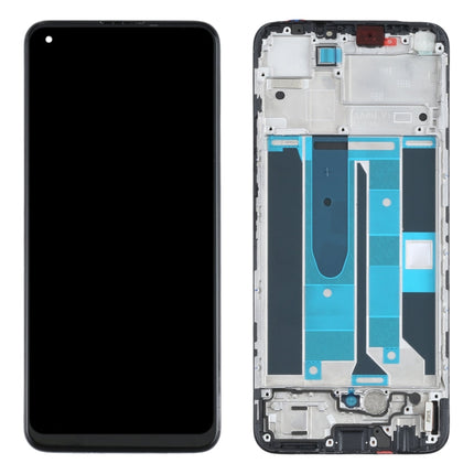 Original LCD Screen and Digitizer Full Assembly with Frame for OPPO Realme 8 4G