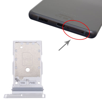 For Samsung Galaxy S21 FE 5G SM-G990B Original SIM Card Tray + SIM Card Tray