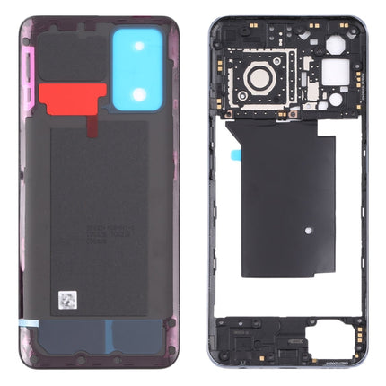 For OPPO Realme GT Neo RMX3031 Middle Frame Bezel Plate + Battery Back Cover, For OPPO Realme GT Neo (Black), For OPPO Realme GT Neo (Silver)