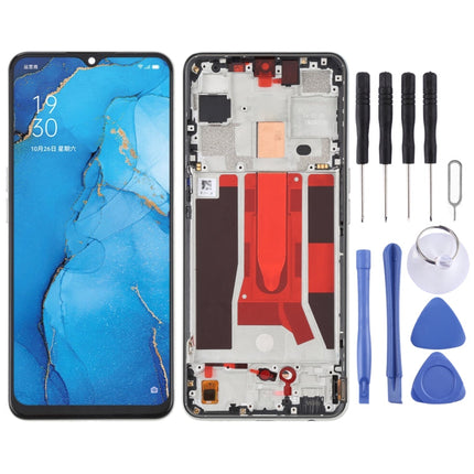 Original LCD Screen and Digitizer Full Assembly with Frame For OPPO Reno3 5G/Reno3 Youth/F15/Find X2 Lite/K7 5G