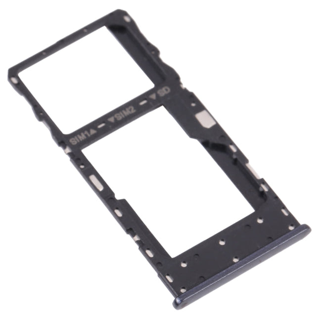 SIM Card Tray + SIM Card Tray / Micro SD Card Tray for TCL 10 5G T790Y T790H, For TCL 10 5G