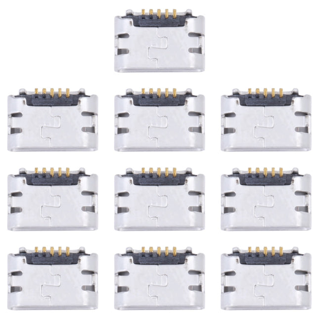 For Alcatel One Touch Idol 4 OT6055 10pcs Charging Port Connector, For Alcatel One Touch Idol 4
