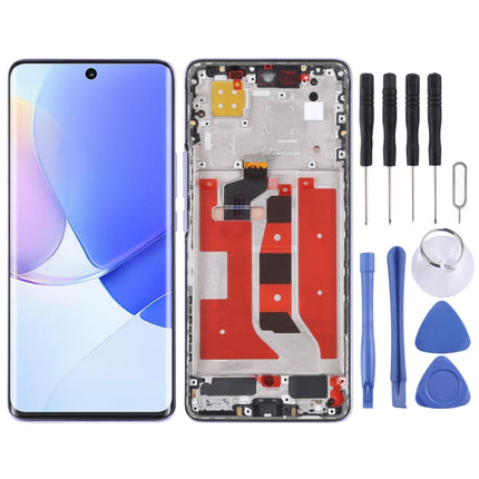 Original LCD Screen and Digitizer Full Assembly with Frame for Huawei Nova 9