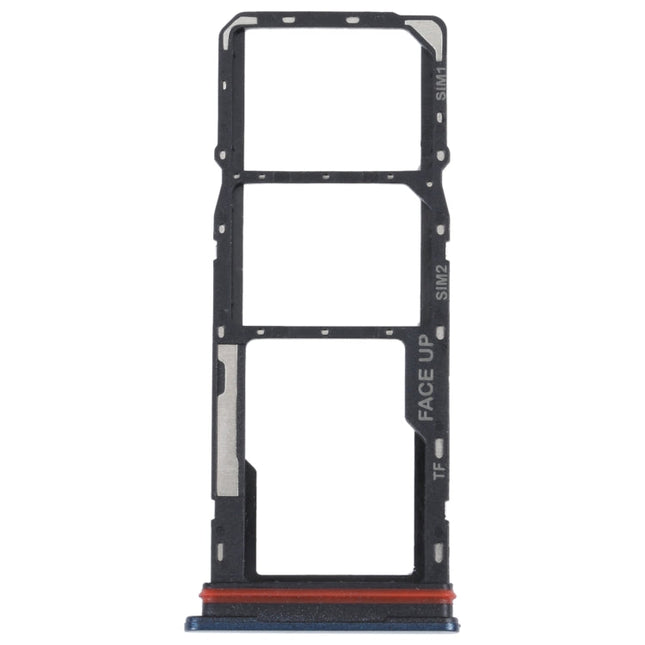 For Motorola Moto G42 SIM Card Tray + SIM Card Tray + Micro SD Card Tray