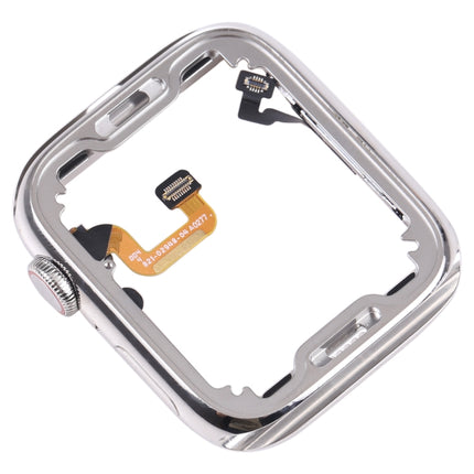 For Apple Watch Series 6 44mm LTE Version Stainless Steel Middle Frame Bezel Plate with Loudspeaker / Power / Rotating Shaft Flex Cable, Series 6 44mm(LTE Version)