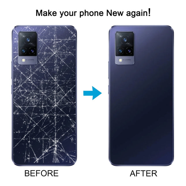 For vivo V21 Original Battery Back Cover with Camera Lens Cover