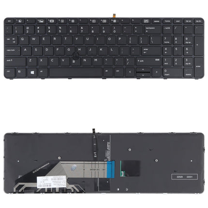 For HP Probook 650 G2 G3 655 G3 450 G3 841137-001 US Version Keyboard with Backlight and Pointing, For HP Probook 650 G2