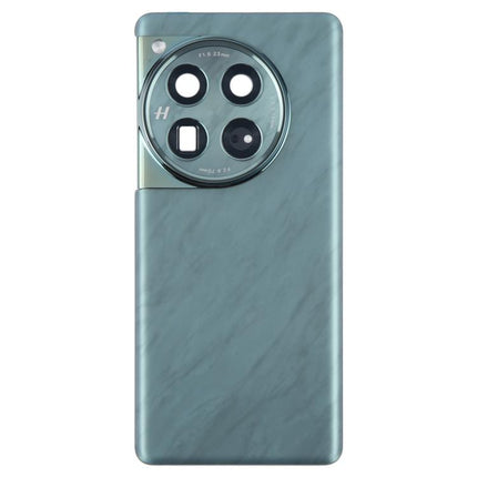 For OnePlus 12 PJD110 CPH2573 CPH2581 Original Glass Battery Back Cover with Camera Lens, For OnePlus 12(Original with Camera Lens Frame)