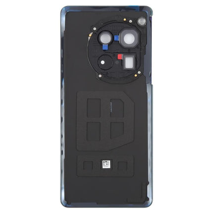 For OnePlus 12 PJD110 CPH2573 CPH2581 Original Glass Battery Back Cover with Camera Lens, For OnePlus 12(Original with Camera Lens Frame)