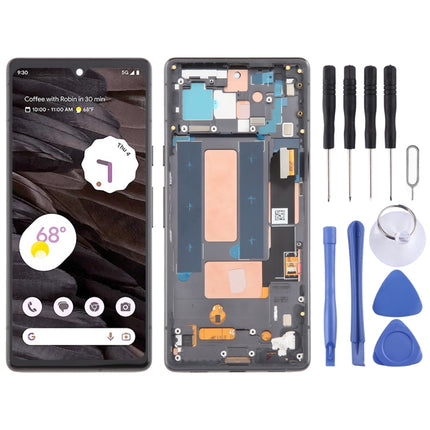 For Google Pixel 7A G82U8 OLED LCD Screen Digitizer Full Assembly with Frame, For Google Pixel 7A(Blue), For Google Pixel 7A