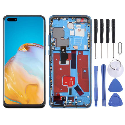 For Huawei P40 Pro TFT LCD Screen Digitizer Full Assembly with Frame, Not Supporting Fingerprint Identification, For Huawei P40 Pro(TFT)