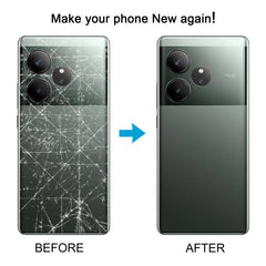 For Realme GT 6 Global Original Back Cover with Camera Lens Cover